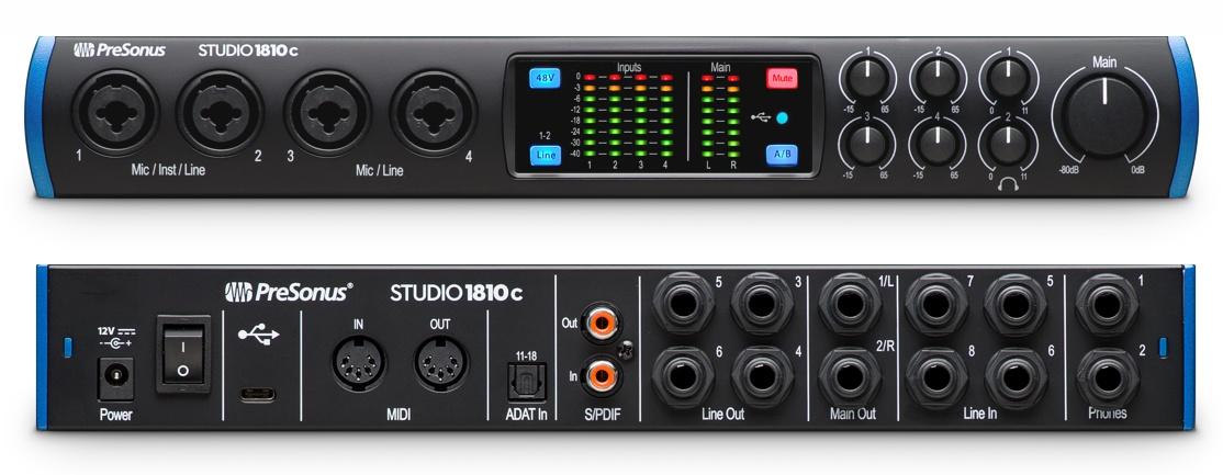 Midi аудио интерфейс PreSonus Studio 1810C USB-C - купить MIDI ...