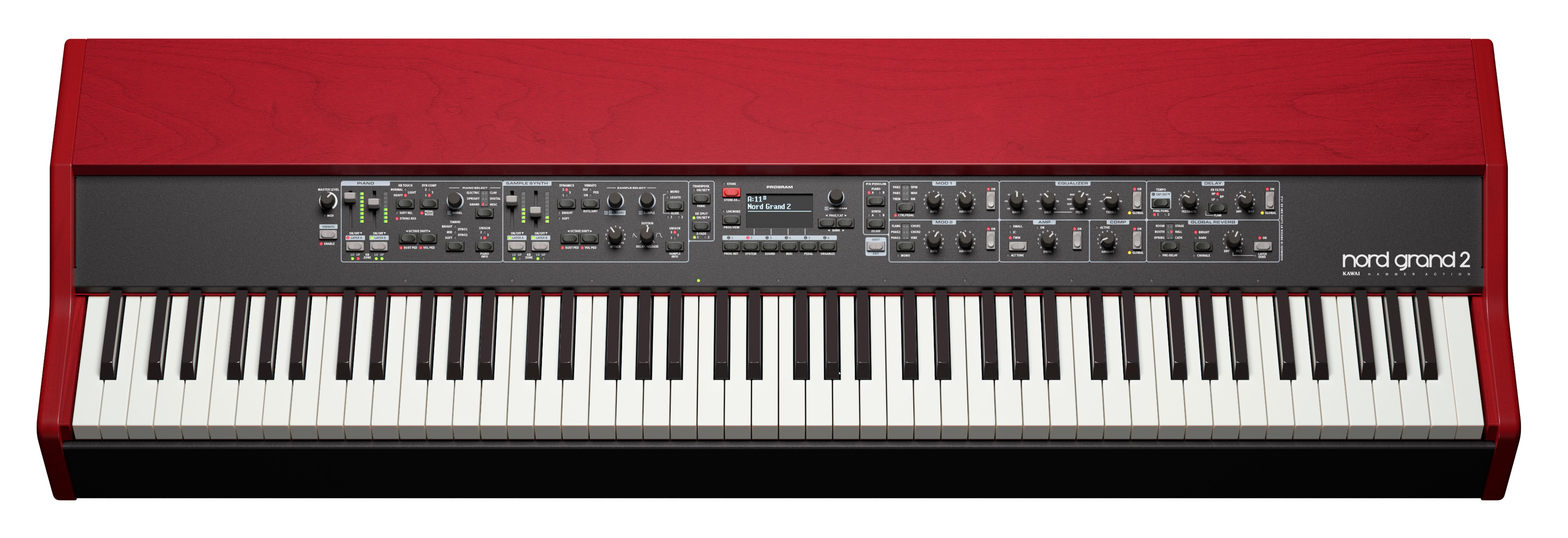 Clavia Nord Grand 2 сценическое цифровое пианино, 88 клавиш, 2 Gb памяти звуков Piano