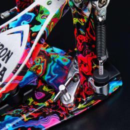 TAMA IRON COBRA HP900PWMPR Power Glide Twin Pedal, Psychedelic Rainbow двойная педаль для барабана - 2
