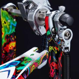 TAMA IRON COBRA HP900PWMPR Power Glide Twin Pedal, Psychedelic Rainbow двойная педаль для барабана - 3