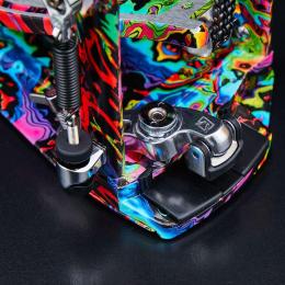 TAMA IRON COBRA HP900PWMPR Power Glide Twin Pedal, Psychedelic Rainbow двойная педаль для барабана - 4