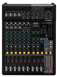 Yamaha MG12X микшерный пульт,12 каналлов, 6микр/4 стер.лин.1AUX, 1гр, DSP - 1