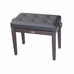 TEMPO Turris 151/MR банкетка деревянная с регулировкой высоты, кожзам, пуговицы, цвет: rosewood - 1