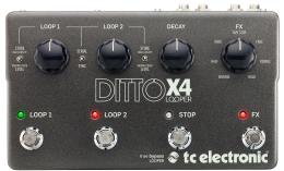 Изображение музыкального товара TC Electronic Ditto x4 Looper стереофоническая лупер педаль для электрогитары