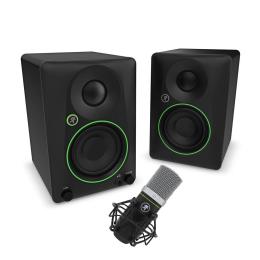 MACKIE CR3.5+EM-91CU комплект из пары студийных мониторов Mackie CR3.5 и студийного USB-микрофона Mackie EM-91CU - 1