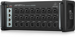 Behringer SD16 стейдж-бокс, 16 мик/лин входов, 8 лин выходов XLR, 2 x AES50, 4 x ULTRANET, USB, крепление в рэк в комплекте - 1