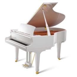 Kawai GX-2 WH/P рояль, длина 180 см, цвет белый полированный, банкетка в комплекте, Япония - 1