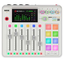 Изображение музыкального товара RODE Caster Pro II WHITE цифровая студия для интернет-вещания и Podcast, цвет консоли белый