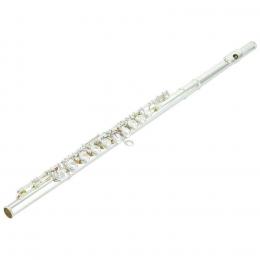 Yamaha YFL-212 флейта с Ми-мех, без резонаторов, не в линию, нейзильбер корпус и головка, посеребренная - 2