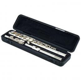 Yamaha YFL-212 флейта с Ми-мех, без резонаторов, не в линию, нейзильбер корпус и головка, посеребренная - 4