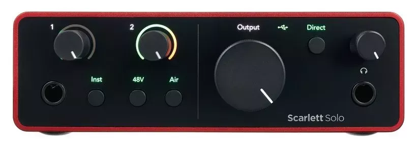 FOCUSRITE Scarlett Solo Studio 4th Gen комплект оборудования для